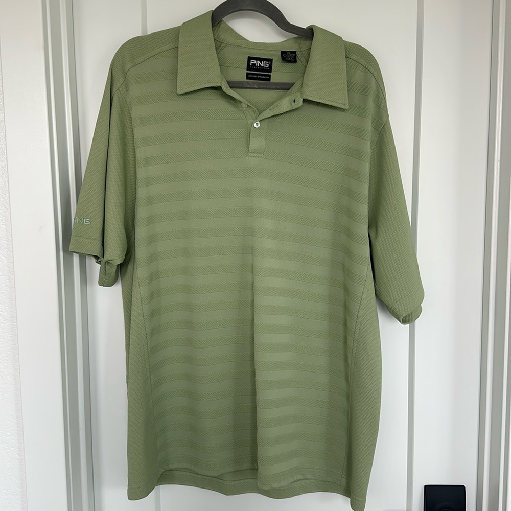 Ping golf polo green dry fiber xl